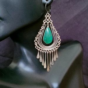 Vintage silver dangling earrings